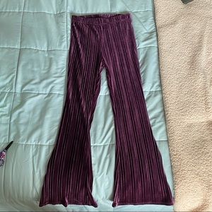 Flared Velvet Pants
